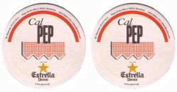 Estrella Damm en negro