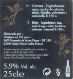 25 cl. Elaborada en Francia.
