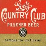 Goetz Country Club Beer