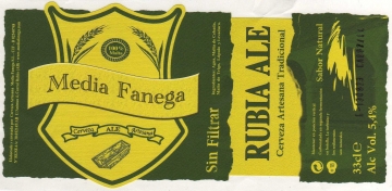 Media Fanega Rubia Ale 33cl.