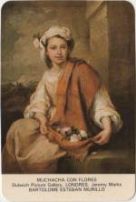 Muchacha con flores